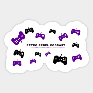 Retro Rebel Podcast - Gaming Sticker